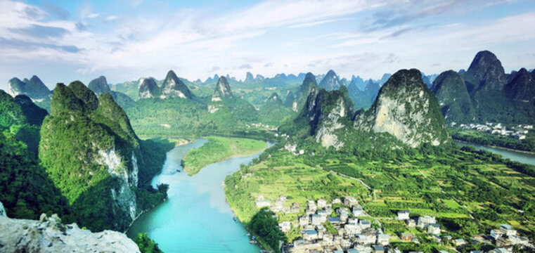 桂林山水壯麗風(fēng)光