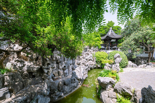 中式園林古建筑景觀設(shè)計