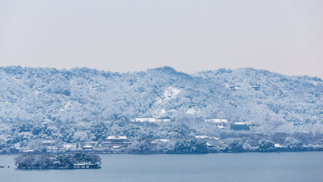 杭州孤山雪韻
