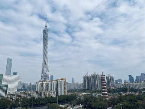廣州塔小蠻腰城市建筑景觀