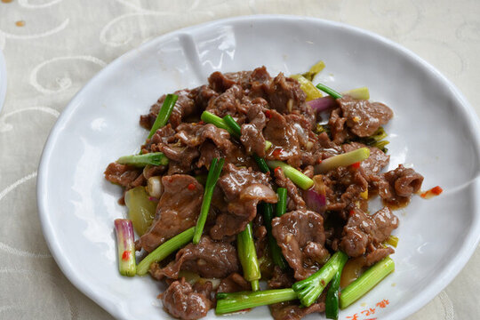 姜蔥炒牛肉