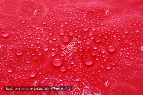 紅色水滴背景