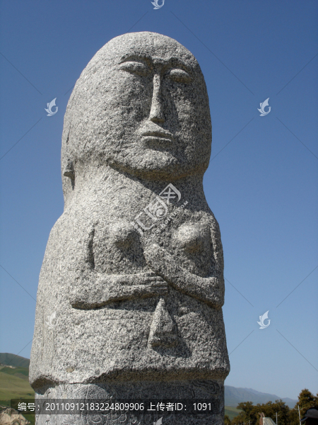 草原石人