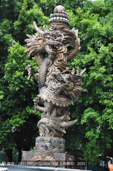 龍柱,龍雕,龍,龍紋,雙龍