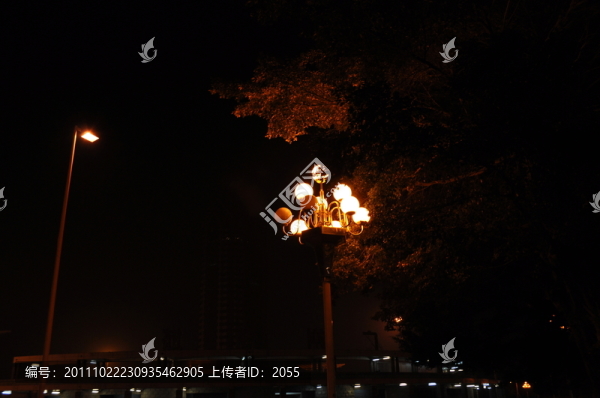 燈光,,燈火
