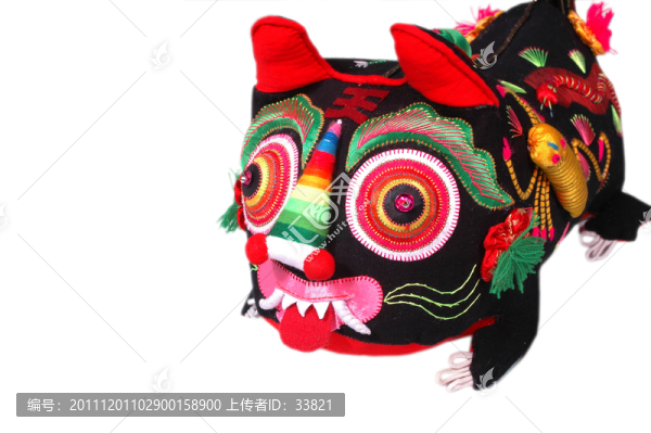 民間刺繡老虎