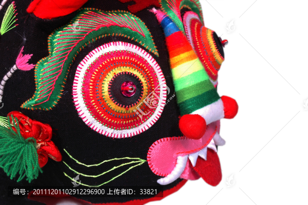 民間刺繡老虎