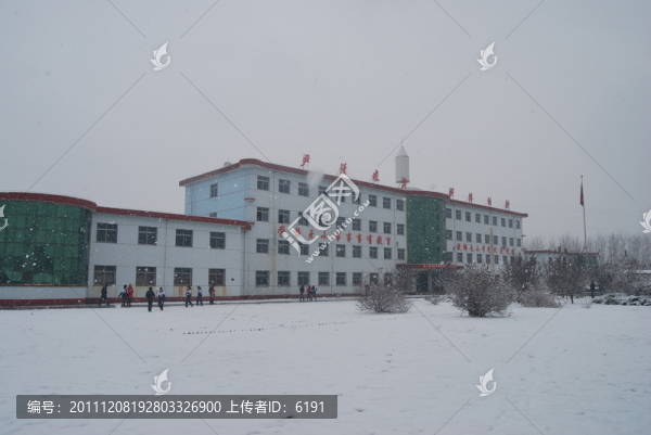冬季的校園