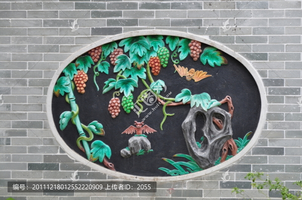浮雕,磚雕,墻壁,墻畫