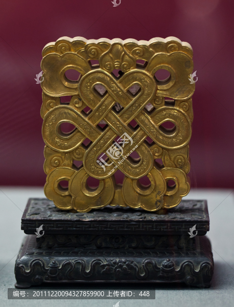 金刻花八寶之吉祥結(jié)寶
