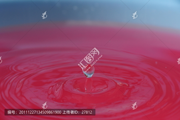 水滴,波紋