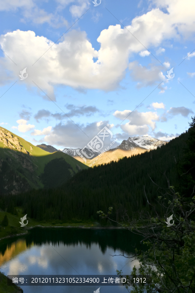 湖光山色