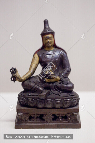 銅蓮花生坐像
