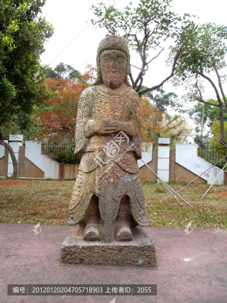 漢代人物石雕像
