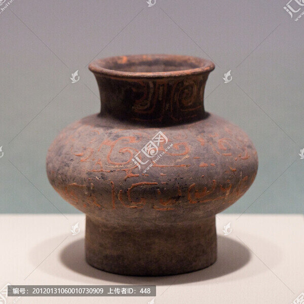 彩繪陶罐