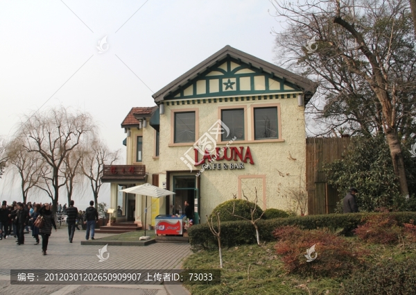杭州西湖畔建筑