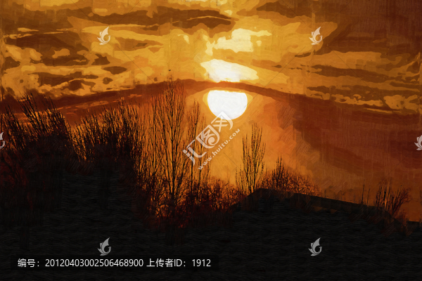 日落