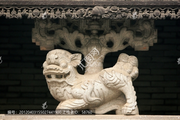 陳家祠,獅子石雕