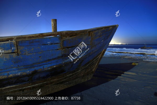 漁船夜晚