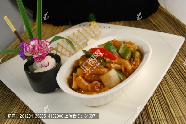 小炒紅魚肚