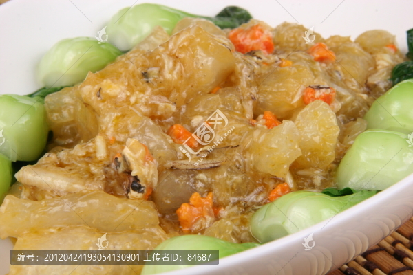 蟹粉燴蹄筋