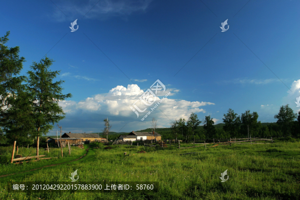 郊外山里人家