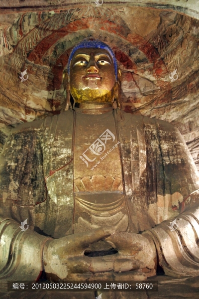 云岡石窟,第5窟佛像