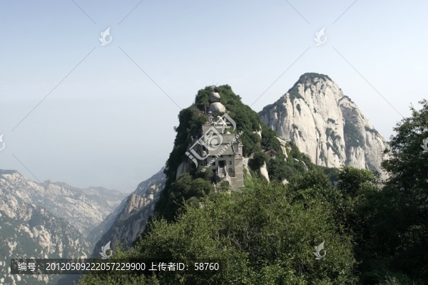 華山北峰全景