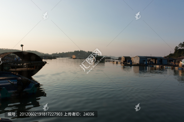 紅沙漁排的黃昏