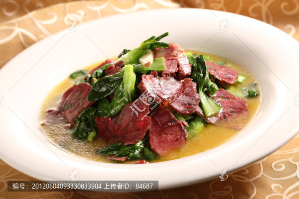 蘇北青菜燒牛肉