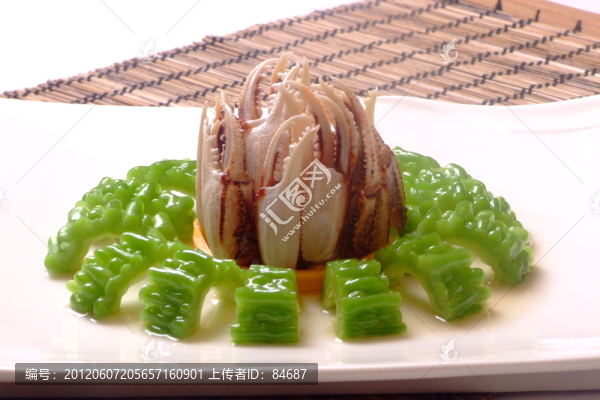 涼瓜釀蟹鉗