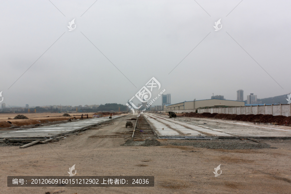 建設(shè)中的中華路向東延長(zhǎng)段