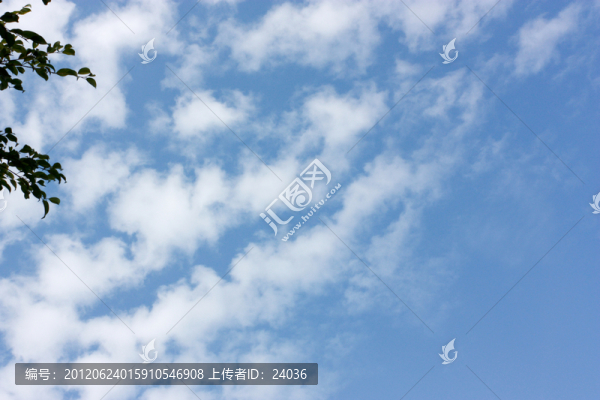 天空,白云