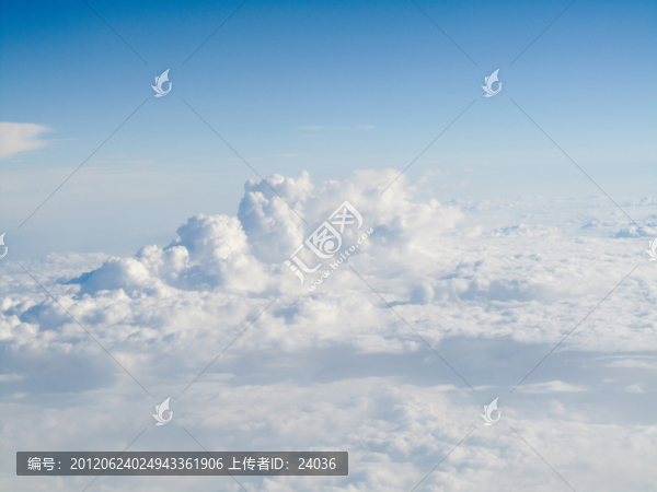 天空,白云