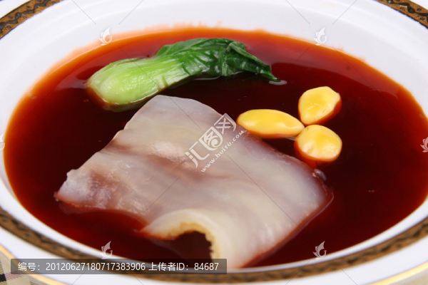 鮑汁銀杏魚唇