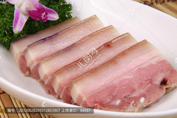 白切咸肉