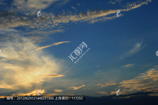 藍(lán)天云彩朝霞