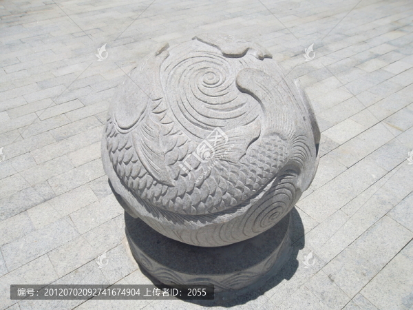 魚(yú)紋石雕
