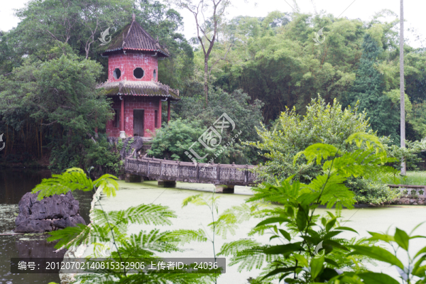 廣西龍州,中山公園,湖泊