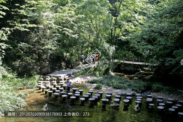 陜西商南金絲峽大峽谷