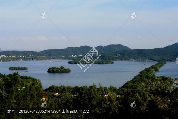 西湖全景圖