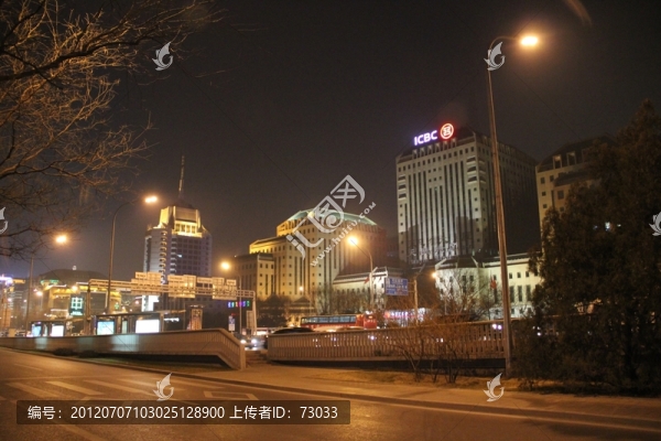 復(fù)興門(mén)橋街景夜景