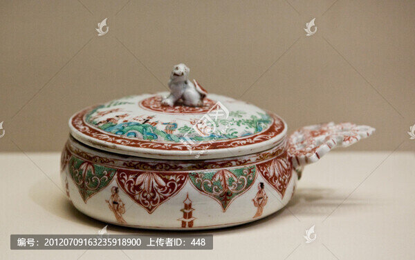 倫敦彩繪蓋碗