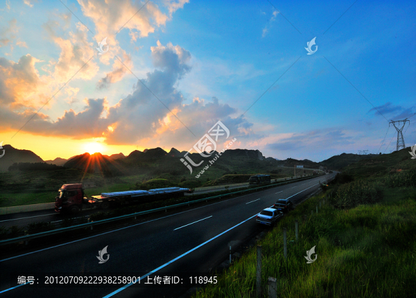 夕照高速公路
