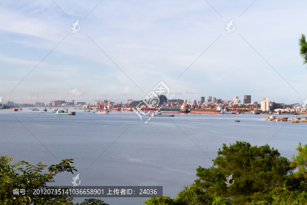 防城港,港口城市風光