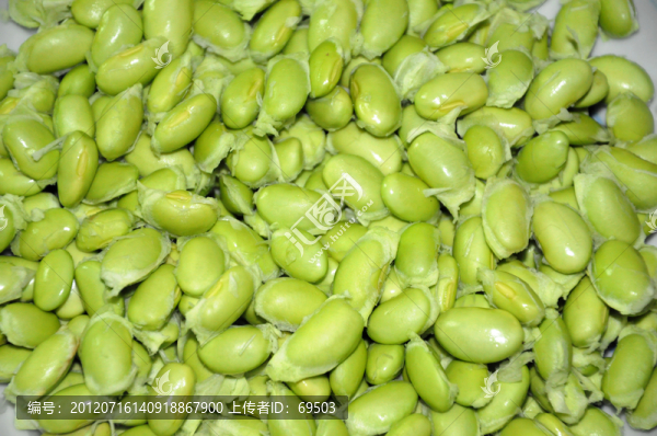 新鮮毛豆米