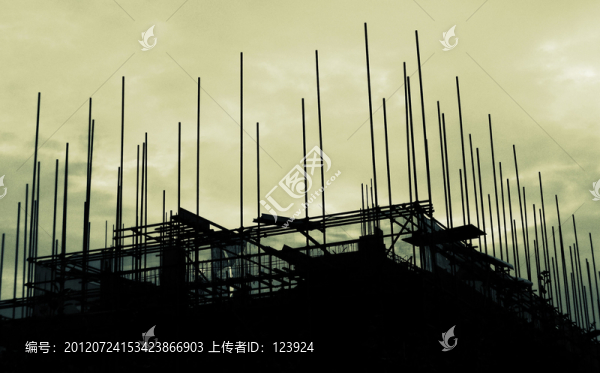 建筑中城市的高度