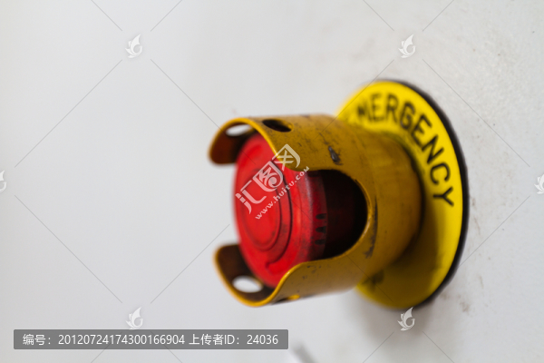 急停按鈕,特寫