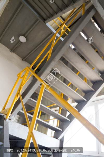 工廠,樓梯,仰拍