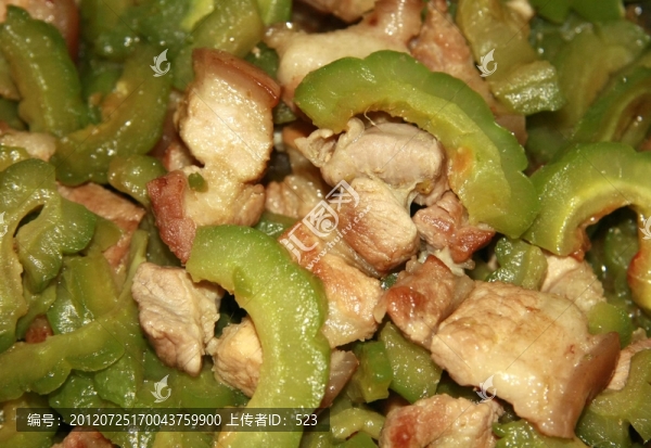 涼瓜炒豬肉